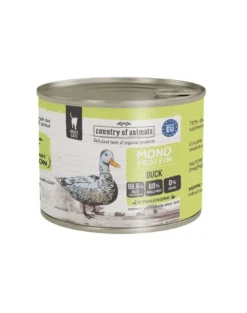 COUNTRY OF ANIMALS Cat Monoprotein Duck 200g anatra, cibo umido per gatti