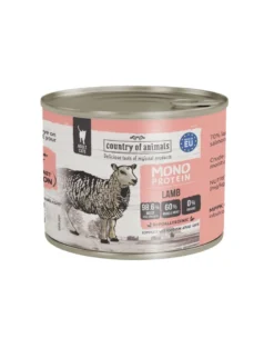 COUNTRY OF ANIMALS Cat Monoprotein Lamb 200g agnello, cibo umido per gatti