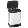 CURVER Cestino a pedale Deco Bin 10+18 l
