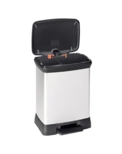 CURVER Cestino a pedale Deco Bin 10+18 l