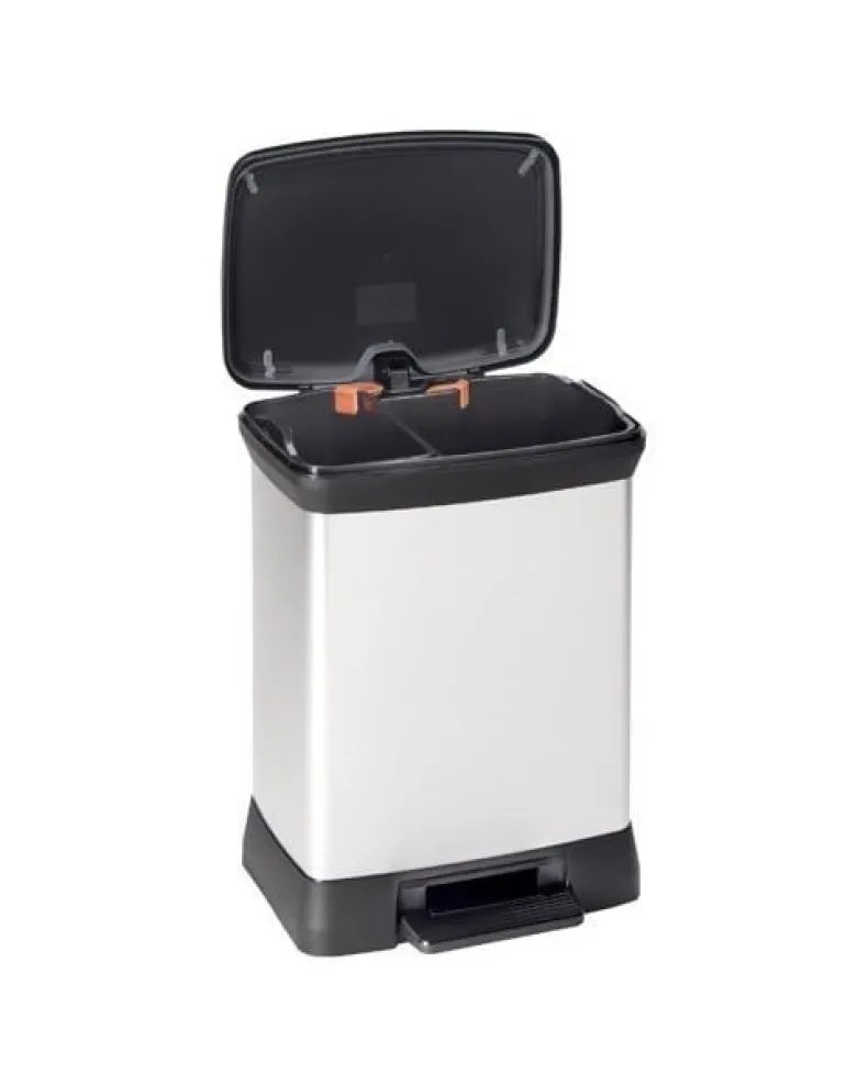 CURVER Cestino a pedale Deco Bin 10+18 l