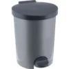 CURVER Cestino con pedale 15 l argento