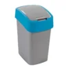 CURVER Cestino FLIP BIN 9L argento/blu