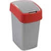 CURVER Cestino "FLIP BIN" 25 l argento rosso