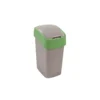 CURVER Cestino FLIP BIN 9L argento/verde