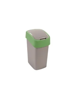 CURVER Cestino FLIP BIN 9L argento/verde