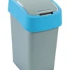 CURVER Cestino per rifiuti "FLIP BIN" 25 l argento/blu