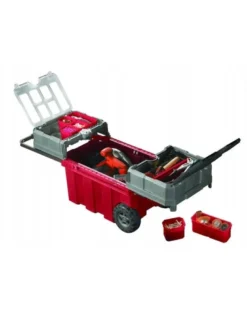 CURVER Keter Master Loader Cassetta degli attrezzi con ruote
