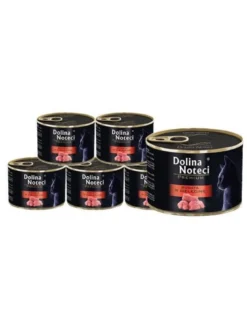 DOLINA NOTECI Premium Alimento per gatti adulti ricco di carne di vitello 12 x 185g
