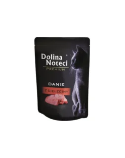 DOLINA NOTECI Premium con vitello 85 g cibo umido per gatti