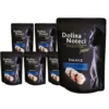 DOLINA NOTECI Premium Junior Piatto di merluzzo e sardine per gattini 10 x 85g