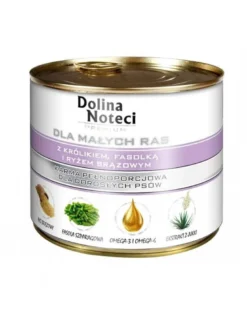 DOLINA NOTECI Premium per razze piccole con coniglio, fagioli e riso integrale 185g