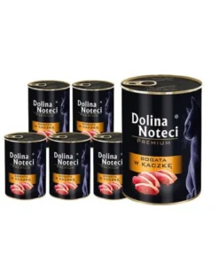 DOLINA NOTECI Premium Ricco di anatra per gatti adulti 12 x 400g