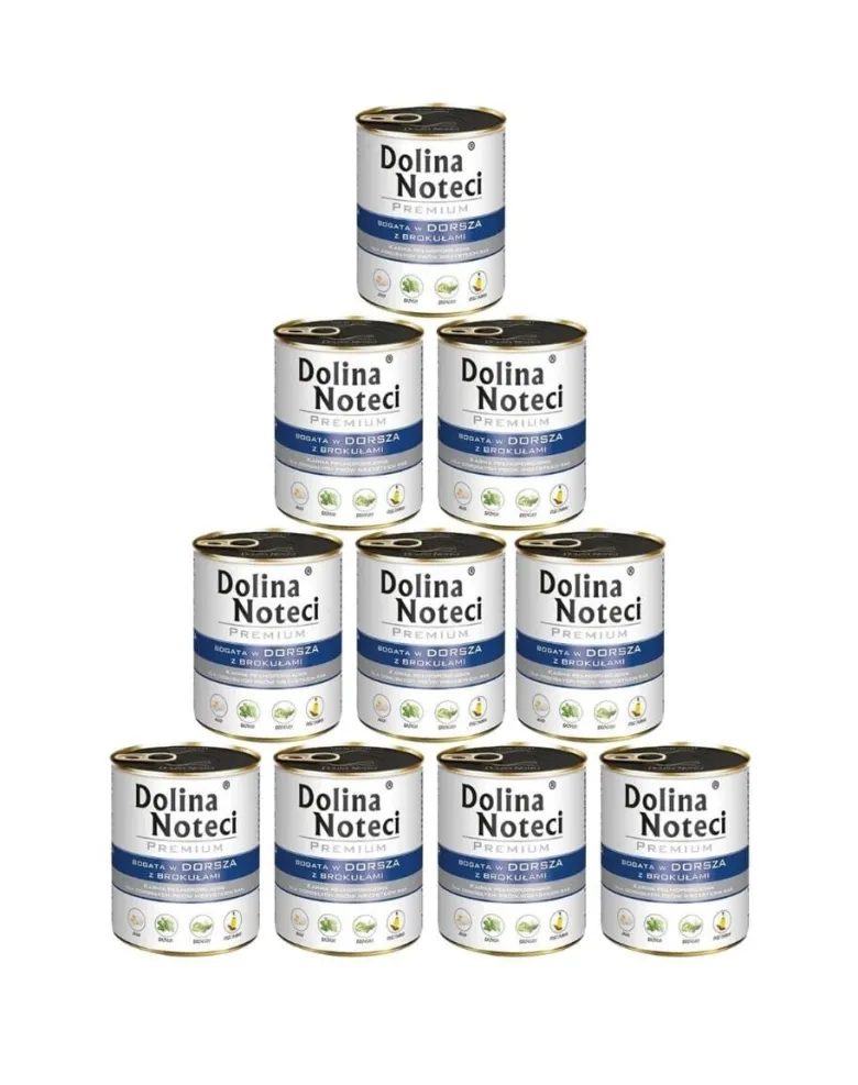 DOLINA NOTECI Premium Ricco di merluzzo con broccoli 10 x 800g