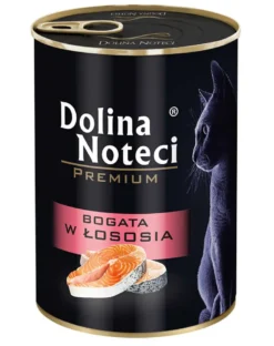 DOLINA NOTECI Premium Ricco di salmone per gatti adulti 12 x 400g