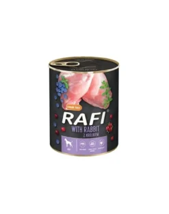 DOLINA NOTECI RAFI Karma con coniglio, mirtillo e mirtillo rosso 24 x 400g