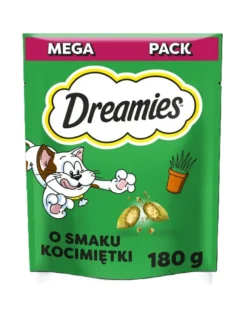 DREAMIES Mega Pack 180g Snack per gatti all'erba gatta