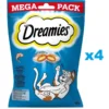 DREAMIES Mega Pack 4x180g Deliziosi bocconcini al gusto di salmone per gatti