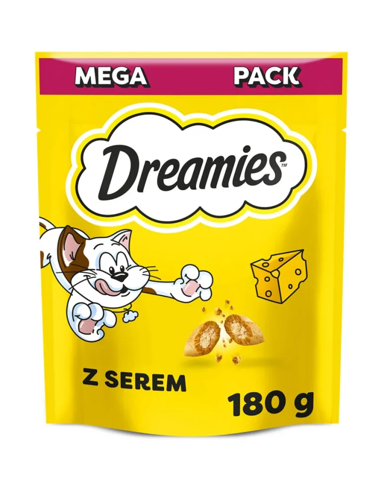 DREAMIES Mega Pack 4x180g Snack al formaggio per gatti