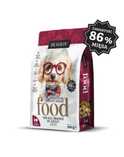 DR MALOU Cibo liofilizzato Anatra con zucca 500g cibo secco per cani