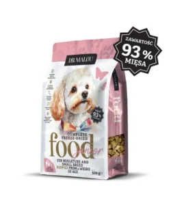 DR MALOU Puppies Cibo liofilizzato Anatra con latte di capra e tuorlo 500g cibo secco per cuccioli