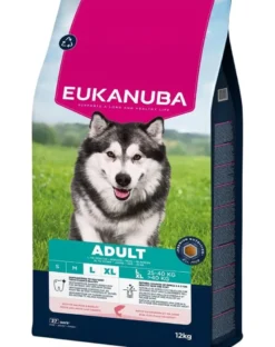 EUKANUBA Adult Large Breeds Salmon Barley 12 kg cibo secco per cani di grandi razze ricco di salmone e orzo