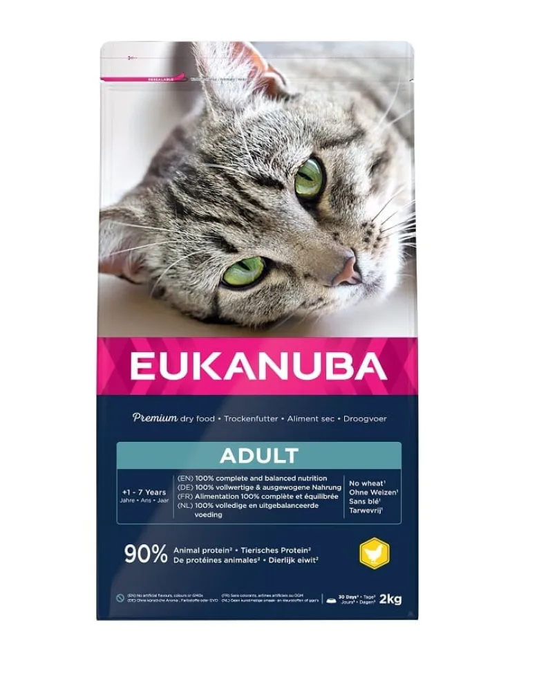 EUKANUBA Cat Adult All Breeds Top Condition Chicken & Liver 2 kg
