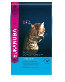EUKANUBA Cat Senior All Breeds Top Condition Chicken & Liver 10 kg