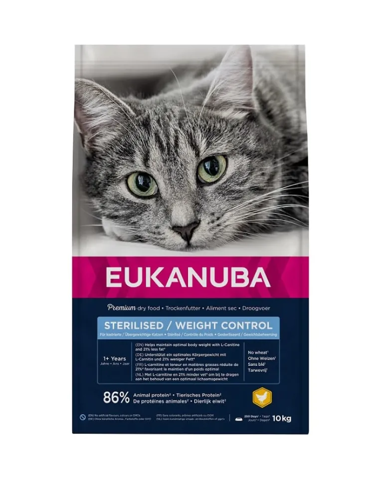 EUKANUBA Cat Sterilised Weight Control 10 kg