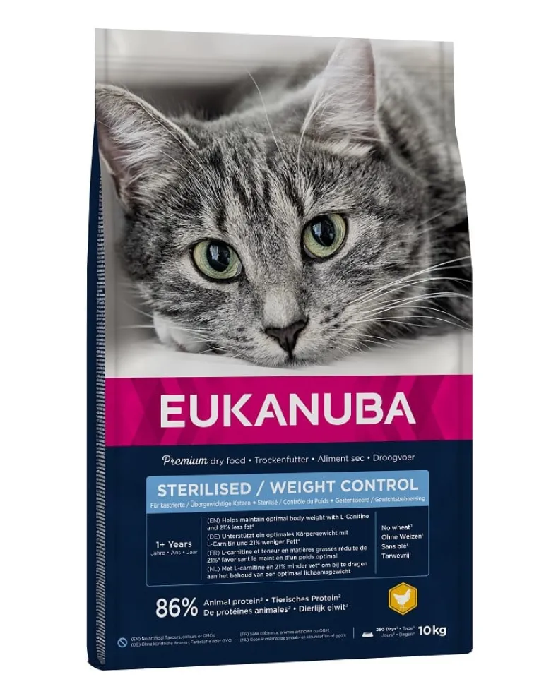 EUKANUBA Cat Sterilised Weight Control 10 kg