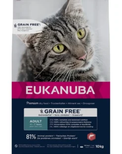 EUKANUBA Grain Free Adult Salmone 10 kg per gatti adulti