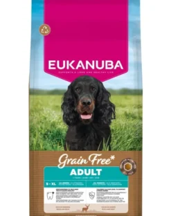 EUKANUBA Grain Free Adult Venison 12 kg cibo secco senza cereali con carne di cervo per cani