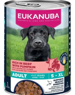 EUKANUBA Life Care Adult Rich in Beef 400 g paté per cani ricco di manzo e zucca