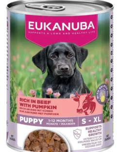 EUKANUBA Life Care Puppy Rich in Beef 400 g paté per cuccioli ricco di manzo e zucca