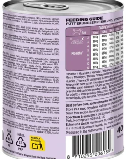 EUKANUBA Life Care Puppy Rich in Beef 400 g paté per cuccioli ricco di manzo e zucca