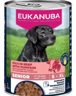 EUKANUBA Life Care Senior Rich in Beef 400 g paté per cani anziani ricco di manzo e zucca