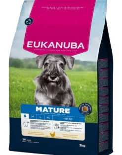EUKANUBA Mature Small Breeds Chicken 3 kg cibo secco per cani adulti di piccole razze ricco di pollo fresco