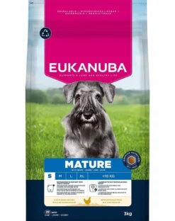EUKANUBA Mature Small Breeds Chicken 3 kg cibo secco per cani adulti di piccole razze ricco di pollo fresco