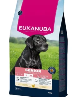 EUKANUBA Senior Large Breeds Chicken 15 kg cibo secco per cani anziani di razze grandi ricco di pollo fresco