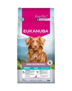 EUKANUBA Special Care Adult Mono-Protein Duck 12 kg cibo secco per cani adulti, ricco di anatra fresca congelata