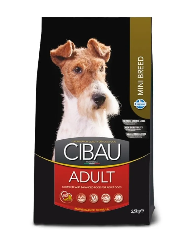 FARMINA Cibau Adult Mini per cani adulti di piccola taglia 2,5kg