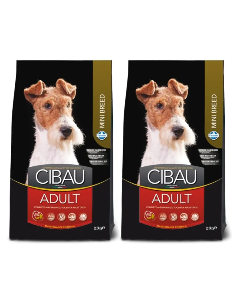 FARMINA Cibau Adult Mini per cani adulti di piccola taglia 2 x 2,5kg