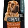 FARMINA Cibau Sensitive Lamb MEDIUM/MAXI per cani di razza media e grande con sistema digestivo sensibile agnello 2,5kg
