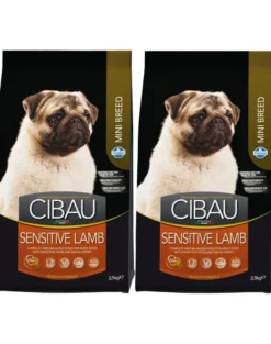 FARMINA Cibau Sensitive Lamb MINI cibo per cani con digestione sensibile con agnello 2 x 2,5kg