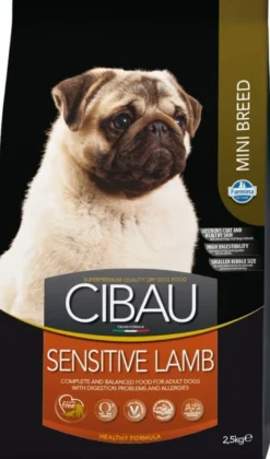 FARMINA Cibau Sensitive Lamb MINI cibo per cani con digestione sensibile con agnello 2 x 2,5kg