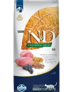 FARMINA N&D Ancestral Adult Cat 10 kg agnello, farro, avena e mirtillo