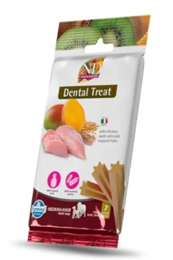 FARMINA N&D Ancestral Grain Dog Adult Medium & Maxi Chicken & Pomegranate 2,5 kg + FARMINA N&D Tropical Selection Dental Treat Chicken Medium/Maxi 100 g (7 pezzi) GRATIS!