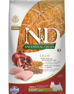 FARMINA N&D Ancestral Grain dog light chicken, spelt, oats and orange 2 x 2.5kg