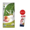FARMINA N&D Boar & Apple Adult Medium & Maxi 2,5 kg alimento per cani di taglia media e grande + FARMINA N&D Quinoa Dental Treat Flatulence Medium/Maxi 100 g (7 pezzi) GRATIS!