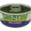 FARMINA N&D Cat prime lamb & blueberry 70g